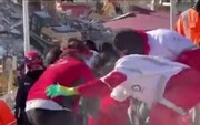 نجات ۳ ترکیه‌ای از زیر آوار توسط امدادرسانی ایرانی‌ها + فیلم