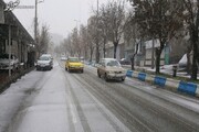 ترافیک شدید در بزرگراه‌های تهران پس از بارش برف