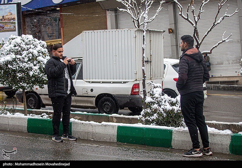 بارش برف در تهران