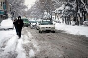 تصاویر دیدنی از بارش شدید برف در تهران + فیلم