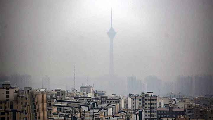 افزایش آلودگی هوای تهران بعد از یک روز برفی!