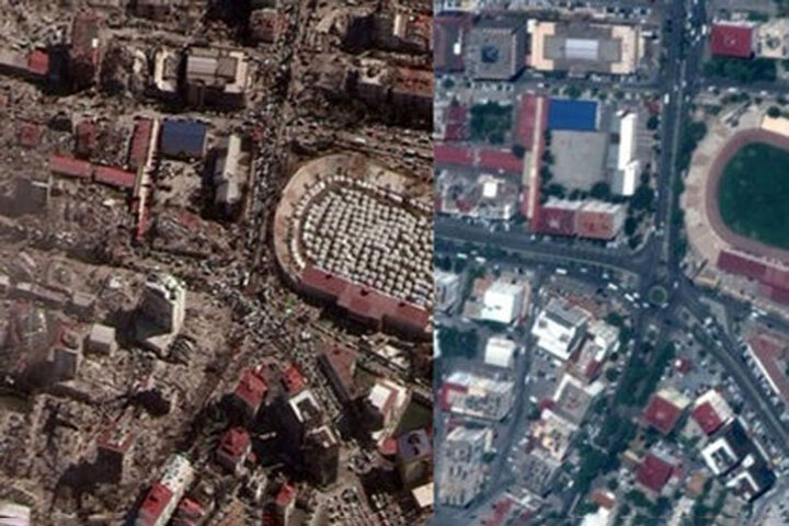 تصاویری باورنکردنی از ترکیه قبل و بعد از زلزله / فیلم