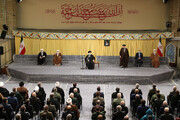 تصاویری از دیدار مسئولان نظام و سفرای کشورهای اسلامی با رهبر انقلاب