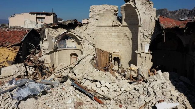  بلایی که زلزله ترکیه بر سر یک شهر آورد +‌عکس