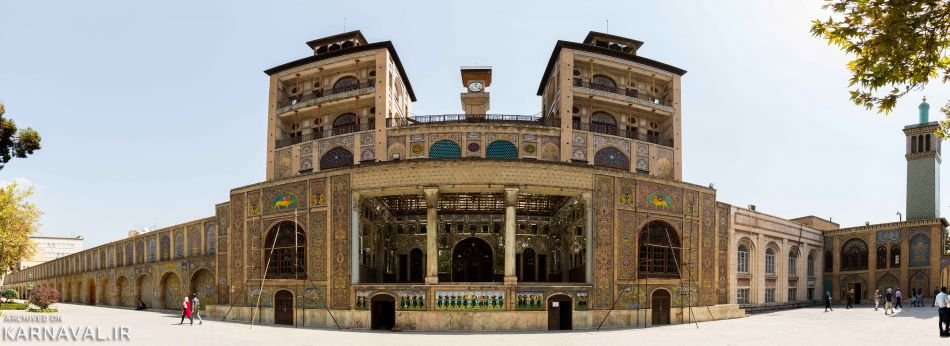 بخش‌های مختلف و حیرت‌انگیز کاخ گلستان