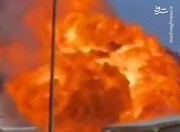 فیلمی هولناک از انفجار در معانیه فنی همدان / چند دستگاه خودرو در آتش سوختند؟