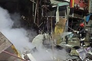 دیگ بخار یک خشکشویی در مشهد منفجر شد + فیلم
