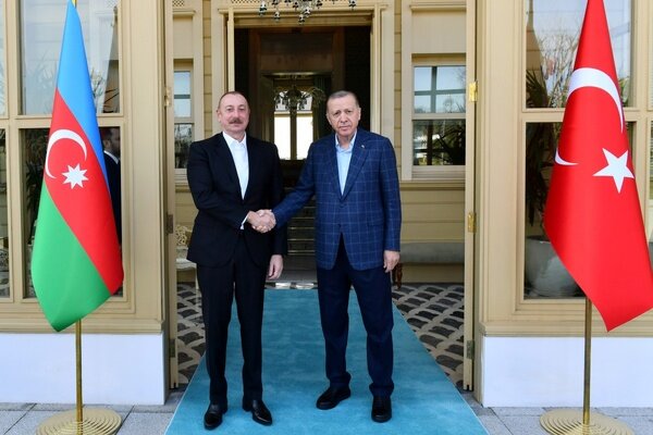 دیدار الهام علی‌اف با اردوغان در ترکیه