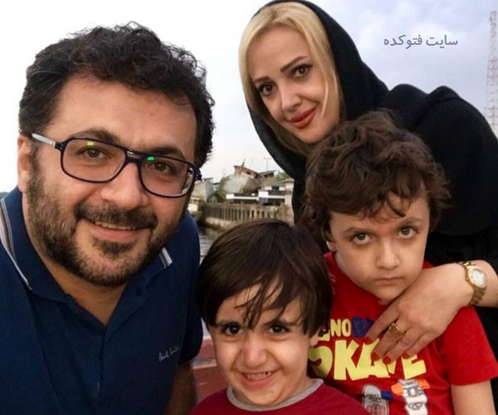 عکس دردناک شهرام عبدلی در کنار دو پسرش