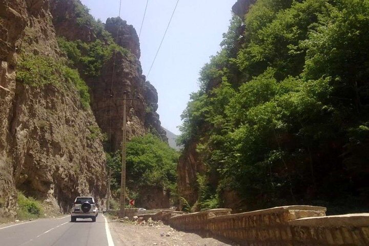 فاصله جاده هراز تا تهران