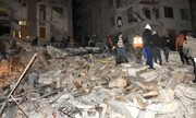 ویدیو هولناک از لحظه ریزش آپارتمان چند طبقه در ترکیه حین تخریب