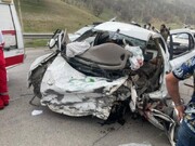 مرگ دلخراش چهار هموطن درپی تصادف رانندگی در محور رامشیر- ماهشهر