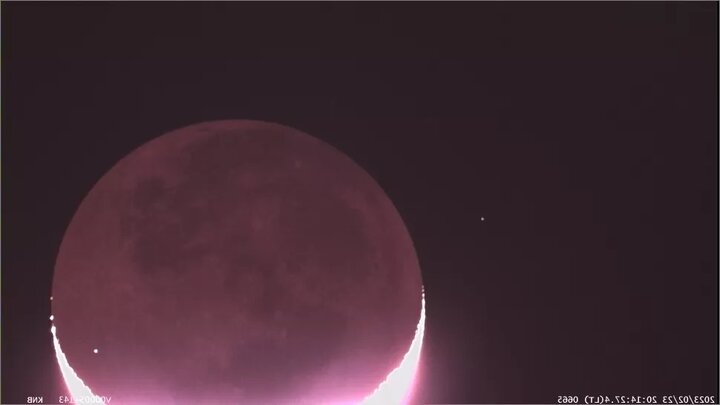 ویدیو دیده نشده از لحظه برخورد شهاب سنگ با کره ماه