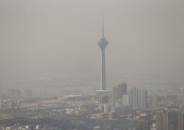 هوای ۱۴ نقطه تهران آلوده شد