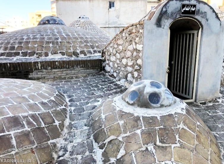 معماری خاص حمام گلهداری بندرعباس