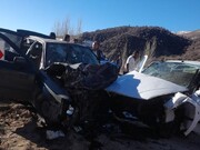 مرگ دلخراش سه هموطن یاسوجی درپی برخورد دو خودرو سمند در محور یاسوج_شیراز