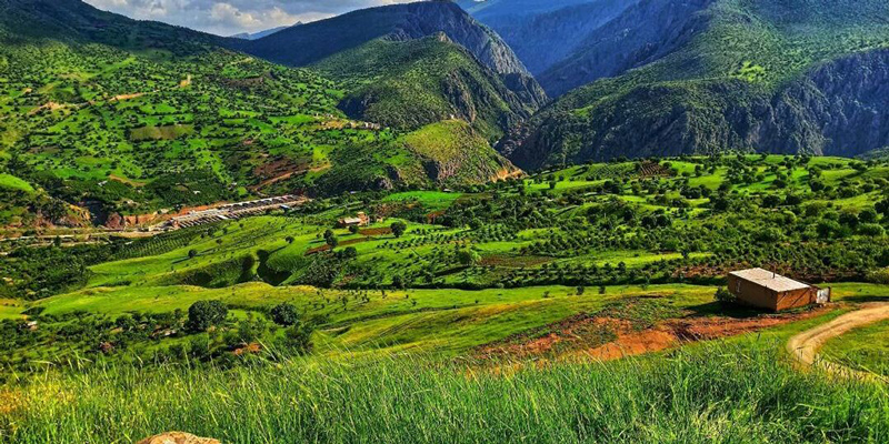 نگاهی به جاذبه های طبیعی روستای پالنگان