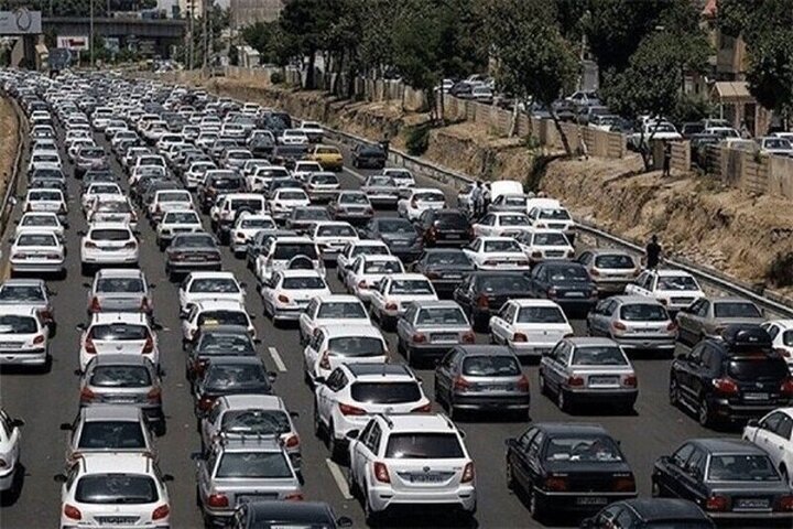ترافیک وحشتناک جاده هراز را ببینید! + فیلم