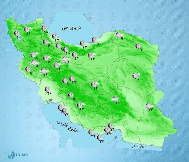 سامانه بارشی جدید در راه ایران/ هوای کدام شهرها در سیزده بدر ۱۴۰۲ بارانی است؟