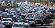 ترافیک نسبتاً شدید در آزاد راه‌های قزوین