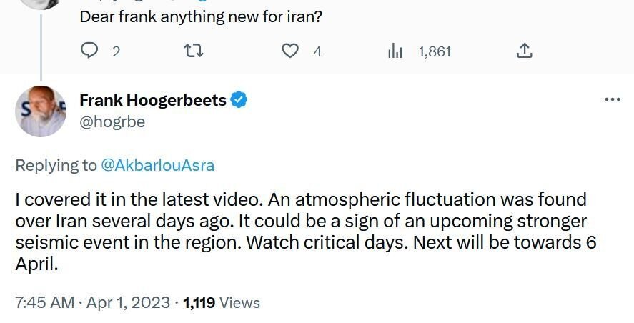 اظهارنظر ترسناک پیشگوی معروف زلزله درباره ایران