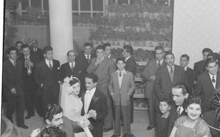 تصویر زیرخاکی از جشن عروسی مربوط به بیش از ۷۰ سال پیش در تهران 
