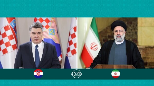 پیام رئیس جمهور کرواسی به دولت و ملت ایران 