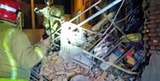 مصدومیت ۶ نفر درپی انفجار شدید آپارتمان دو طبقه در تهران + فیلم