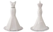بهترین مدل های لباس عروس قد کوتاه | لباس های مناسب شب عروسی + تصاویر