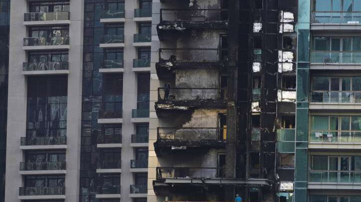 آتش‌سوزی هولناک در دبی / ۱۶ نفر جان باختند