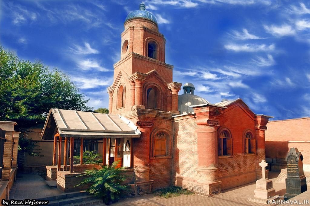 معماری درخورتوجه کلیسای کانتور قزوین