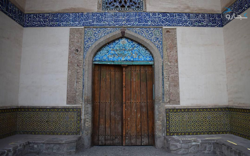 معماری بیهمتای سردر عالی قاپو در خیابان سپه قزوین