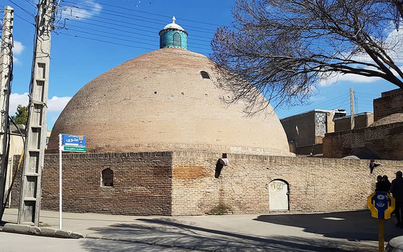 معماری جذابتر در آب انبار سردار در قزوین