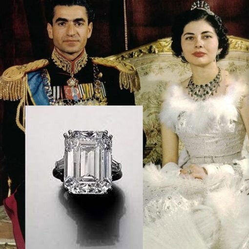 حلقه ازدواج گرانقیمت و زیبایی که شاه ایران به همسرش ثریا اسفندیاری داد + عکس