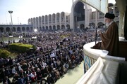 کدام چهره‌های سیاسی در نماز عید فطر تهران حضور داشتند؟ + عکس