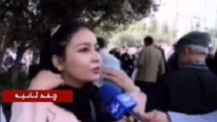 زن بی‌حجاب در نماز عید فطر تهران در گزارش صدا و سیما + فیلم