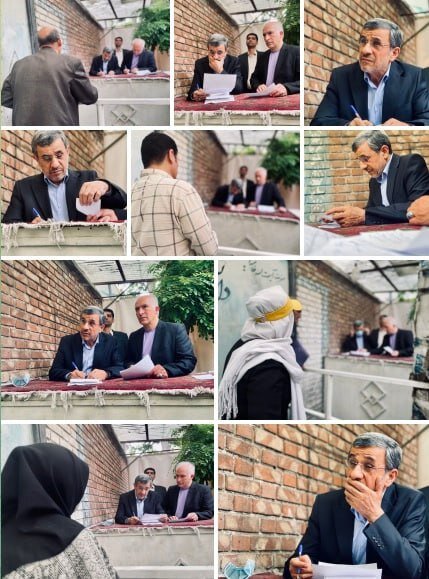احمدینژاد بعد از چندماه بالاخره آفتابی شد!
