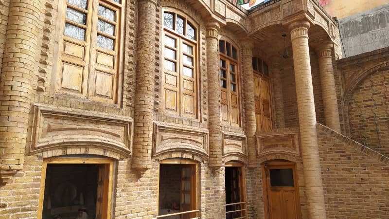 معماری جالب خانه توکلی مشهد