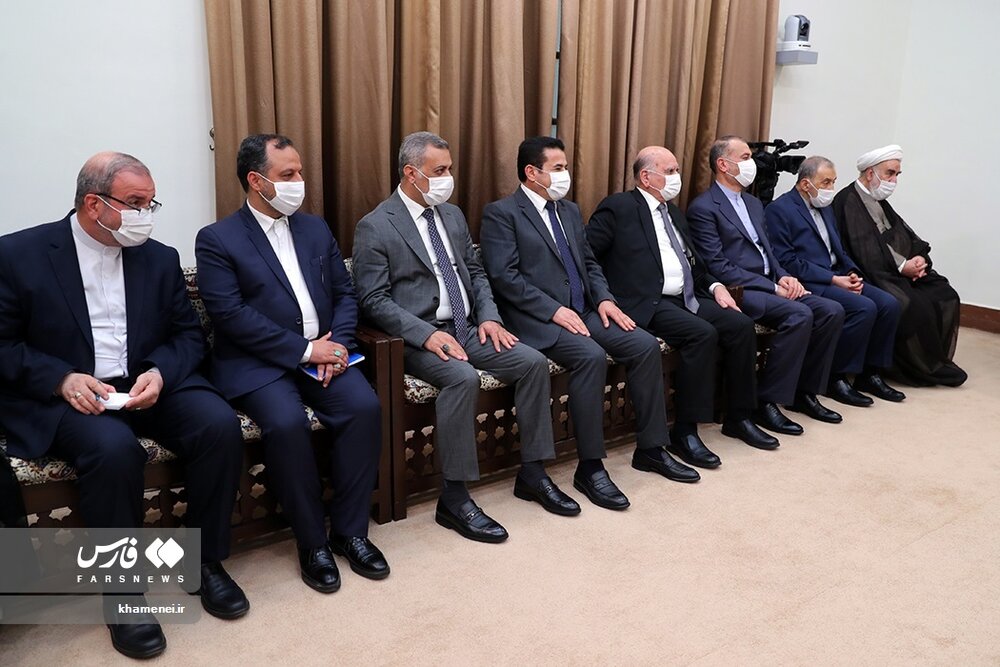 تصاویر: دیدار رییس جمهور عراق با مقام معظم رهبری