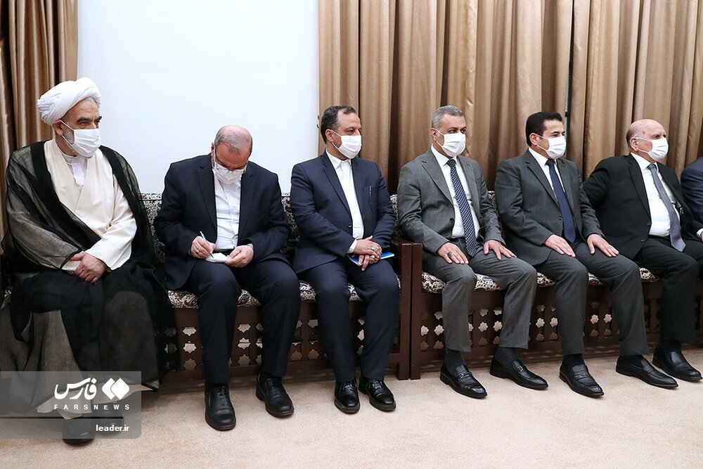 تصاویر: دیدار رییس جمهور عراق با مقام معظم رهبری
