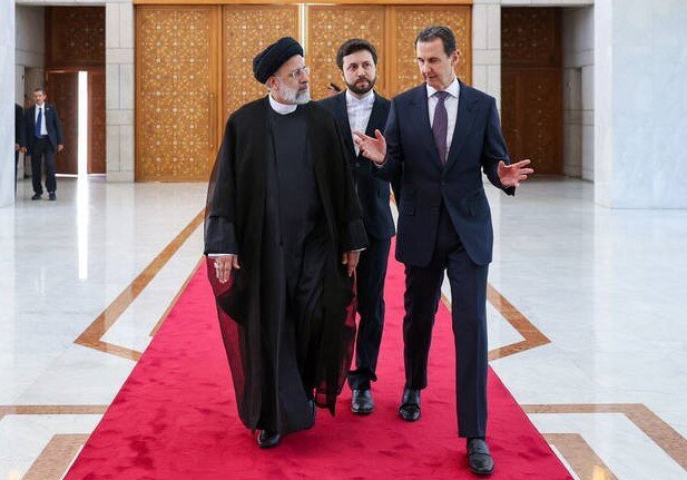گزارش تصویری از استقبال بشار اسد از رئیسی