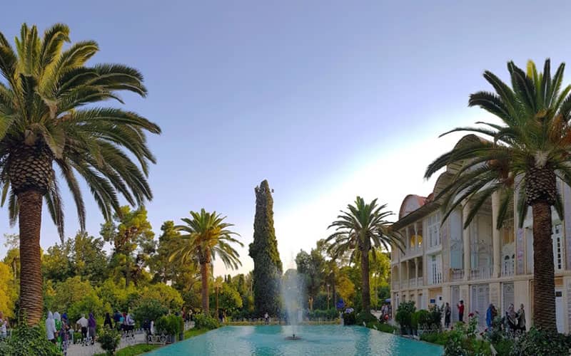 معماری مهم باغ ارم شیراز