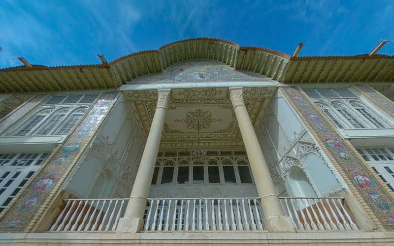 معماری مهم باغ ارم شیراز
