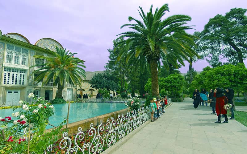 معماری مهم باغ ارم شیراز