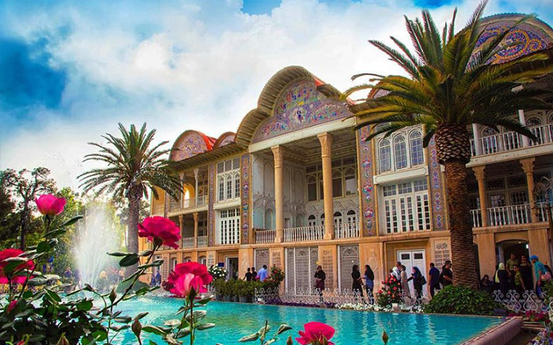 معماری مهم باغ ارم شیراز