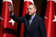 اردوغان رای خود را در صندوق انداخت / فیلم