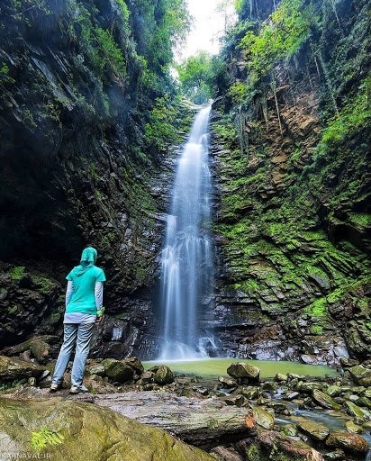 بازدید از آبشار گزو مازندران