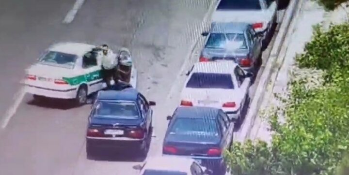 شلیک پلیس به دزد حرفه ای خودرو اطراف دریاچه چیتگر تهران + فیلم