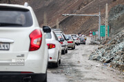 ترافیک شدید در محورهای چالوس و هراز