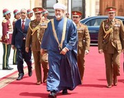 استقبال رسمی از سلطان عمان در تهران